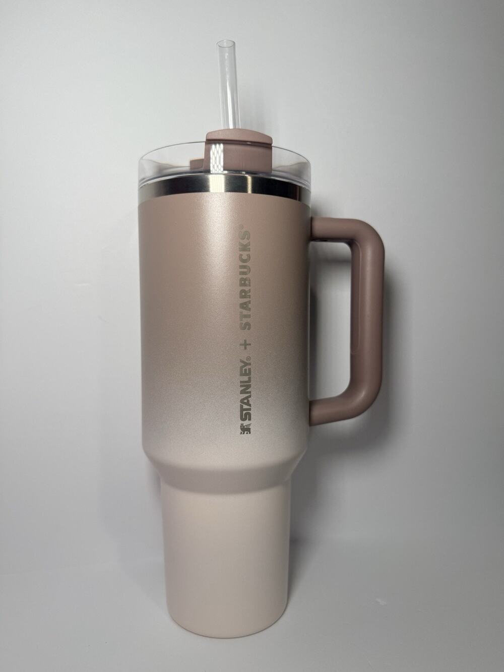 Stanley X Starbucks Philippines STONE GRAY OMBRE 40oz Quencher Tumbler BNWT HTF